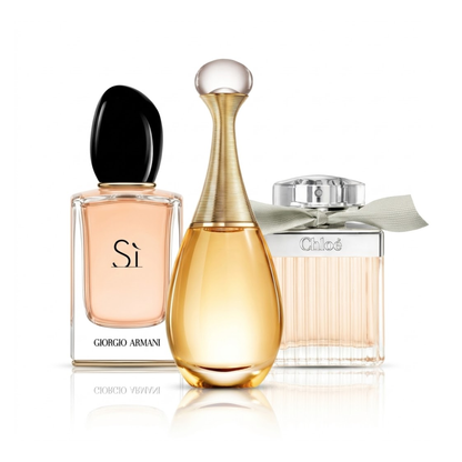 Sada 3 parfumov | Armani Sì, Dior J'adore, Chloé EDP 100 ml